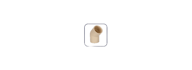 Codo 45º CPVC HOTPRO