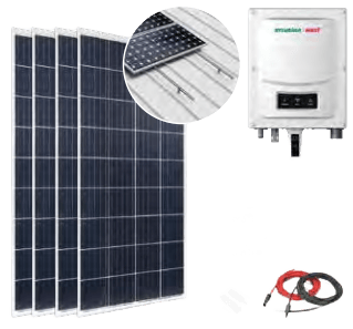 kit generacion fotovoltaica on-grid